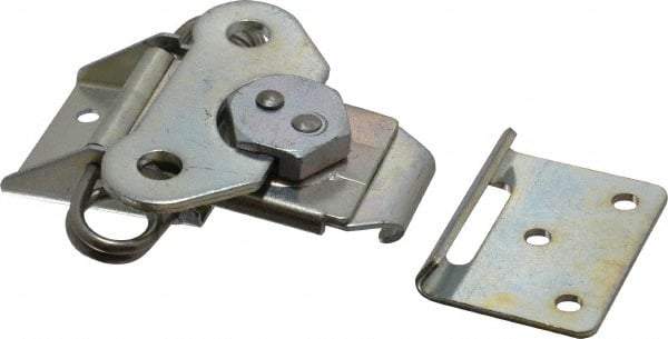 Value Collection - 4.68" Long x 3-1/4" Wide x 0.72" High, Standard Base Wing Turn Latch - Steel, with Zinc Finish - Eagle Tool & Supply