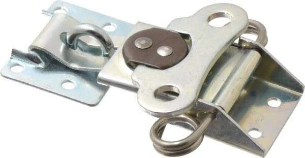 Value Collection - 4.49" Long x 3-1/4" Wide x 0.72" High, Padlockable Latch Wing Turn Latch - Steel, with Zinc Finish - Eagle Tool & Supply