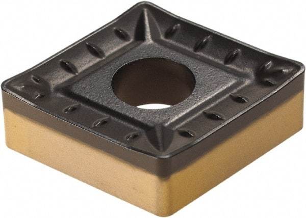 Iscar - CNMM432 NM Grade IC8250 Carbide Turning Insert - TiCN/Al2O3/TiN Finish, 80° Diamond, 1/2" Inscr Circle, 3/16" Thick, 1/32" Corner Radius - Eagle Tool & Supply
