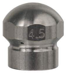 Value Collection - 4,200 psi Fixed, Sewer Pressure Washer Nozzle - 8mm Orifice Diam, 1/4" Thread - Eagle Tool & Supply