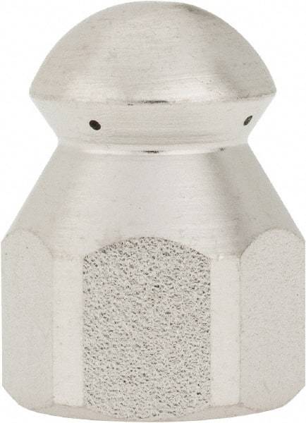 Value Collection - 4,200 psi Fixed, Sewer Pressure Washer Nozzle - 6mm Orifice Diam, 1/4" Thread - Eagle Tool & Supply