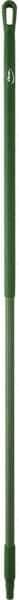 Vikan - 59 x 1-1/4" Fiberglass Squeegee Handle - European Threaded Connection, Green - Eagle Tool & Supply