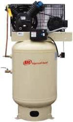 Ingersoll-Rand - 10 hp, 120 Gal Stationary Electric Vertical Air Compressor - Three Phase, 175 Max psi, 35 CFM, 230 Volt - Eagle Tool & Supply