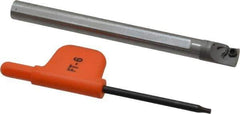 Kennametal - 0.292" Min Bore Diam, 3" OAL, 1/4" Shank Diam, CSBI Indexable Boring Bar - 3/4" Max Bore Depth, CDC Insert, Screw Holding Method - Eagle Tool & Supply