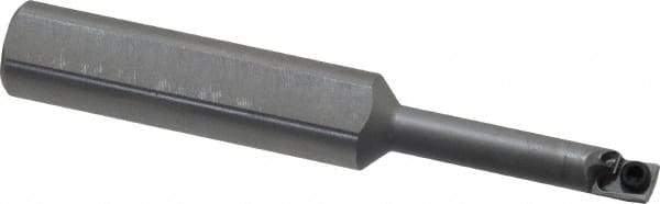 Kennametal - 0.208" Min Bore Diam, 2-1/2" OAL, 3/8" Shank Diam, CSBI Indexable Boring Bar - 1/2" Max Bore Depth, CDC Insert, Screw Holding Method - Eagle Tool & Supply