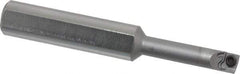 Kennametal - 0.23" Min Bore Diam, 2-1/2" OAL, 3/8" Shank Diam, CSBI Indexable Boring Bar - 1" Max Bore Depth, CDC Insert, Screw Holding Method - Eagle Tool & Supply