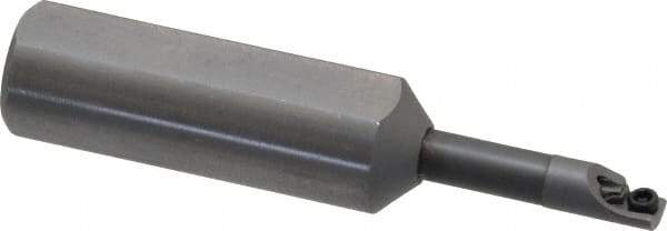 Kennametal - 0.208" Min Bore Diam, 2-3/8" OAL, 1/2" Shank Diam, CCBI Indexable Boring Bar - 7/8" Max Bore Depth, CDC Insert, Screw Holding Method - Eagle Tool & Supply