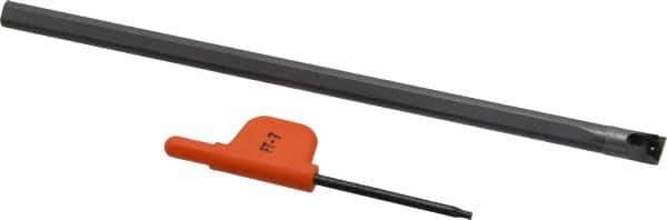 Kennametal - 0.3" Min Bore Diam, 6" OAL, 1/4" Shank Diam, FCBI Indexable Boring Bar - 2-1/2" Max Bore Depth, TD.. Insert, Screw Holding Method - Eagle Tool & Supply
