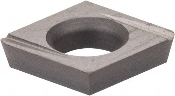 Kennametal - CDHH12061 Grade KC5010 Carbide Boring Insert - TiN Finish, 80° Diamond, 15° Relief Angle, 5/32" Inscr Circle, 0.04" Thick, 1/64" Corner Radius - Eagle Tool & Supply