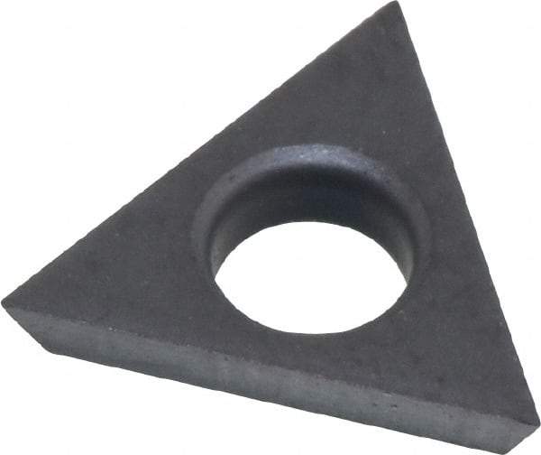 Kennametal - TDHB12807501 Grade KC5010 Carbide Boring Insert - TiN Finish, 60° Triangle, 15° Relief Angle, 5/32" Inscr Circle, 3/64" Thick, 0.002" Corner Radius - Eagle Tool & Supply