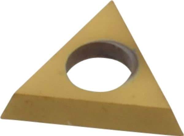 Kennametal - TDHB500 Grade KT315 Cermet Boring Insert - 60° Triangle, 15° Relief Angle, 5/32" Inscr Circle, 3/64" Thick, 0.002" Corner Radius - Eagle Tool & Supply