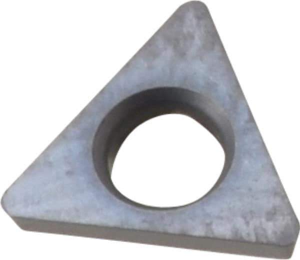 Kennametal - TDHB1280751 Grade KC5010 Carbide Boring Insert - TiN Finish, 60° Triangle, 15° Relief Angle, 5/32" Inscr Circle, 3/64" Thick, 1/64" Corner Radius - Eagle Tool & Supply