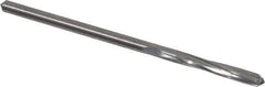 Hertel - 7/64" Solid Carbide 4 Flute Chucking Reamer - Spiral Flute, Straight Shank, 5/8" Flute Length, 2-1/4" OAL - Eagle Tool & Supply