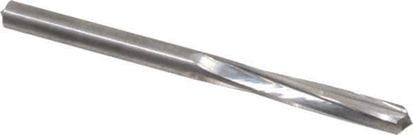 Hertel - 13/64" Solid Carbide 4 Flute Chucking Reamer - Spiral Flute, Straight Shank, 1" Flute Length, 3" OAL - Eagle Tool & Supply