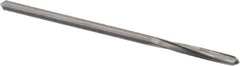Hertel - 3/32" Solid Carbide 4 Flute Chucking Reamer - Spiral Flute, Straight Shank, 1/2" Flute Length, 2" OAL - Eagle Tool & Supply