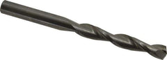 Hertel - 21/64" 135° Solid Carbide Jobber Drill - Right Hand Cut, Parabolic Flute, 4" OAL, Split Point - Eagle Tool & Supply