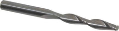 Hertel - 11/32" 135° Solid Carbide Jobber Drill - Right Hand Cut, Parabolic Flute, 4" OAL, Split Point - Eagle Tool & Supply