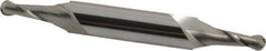 Hertel - 3/16" Diam, 1/2" LOC, 2 Flute Solid Carbide Ball End Mill - Uncoated, Double End, 3" OAL, 3/8" Shank Diam - Eagle Tool & Supply