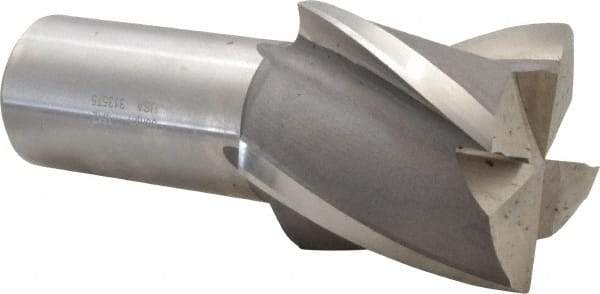Hertel - 50mm, 2" LOC, 1-1/4" Shank Diam, 4-1/2" OAL, 4 Flute, Cobalt Square End Mill - Single End, Uncoated, 30° Helix, Centercutting, Right Hand Cut - Eagle Tool & Supply