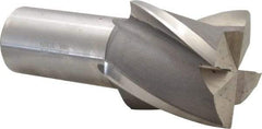 Hertel - 50mm, 2" LOC, 1-1/4" Shank Diam, 4-1/2" OAL, 4 Flute, Cobalt Square End Mill - Single End, Uncoated, 30° Helix, Centercutting, Right Hand Cut - Eagle Tool & Supply