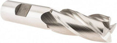 Hertel - 21mm, 1-7/8" LOC, 3/4" Shank Diam, 4-1/8" OAL, 4 Flute, Cobalt Square End Mill - Single End, Uncoated, 30° Helix, Centercutting, Right Hand Cut - Eagle Tool & Supply