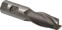 Hertel - 25mm, 2" LOC, 1" Shank Diam, 4-1/2" OAL, 2 Flute, Cobalt Square End Mill - Single End, Uncoated, Centercutting, Right Hand Cut - Eagle Tool & Supply