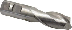 Hertel - 23mm, 1-7/8" LOC, 7/8" Shank Diam, 4-1/8" OAL, 2 Flute, Cobalt Square End Mill - Single End, Uncoated, Centercutting, Right Hand Cut - Eagle Tool & Supply