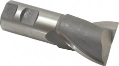 Hertel - 45mm, 2" LOC, 1-1/4" Shank Diam, 4-1/2" OAL, 2 Flute, Cobalt Square End Mill - Single End, Uncoated, Centercutting, Right Hand Cut - Eagle Tool & Supply