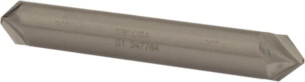 Hertel - 3/8" Diam Double End Cobalt Chamfer Mill - Eagle Tool & Supply