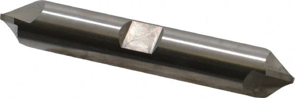 Hertel - 1/2" Diam 2 Flute Double End Cobalt Chamfer Mill - Eagle Tool & Supply