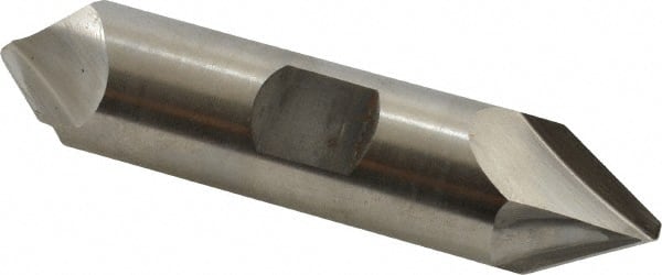 Hertel - 3/4" Diam Double End Cobalt Chamfer Mill - Eagle Tool & Supply