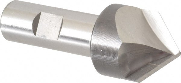 Hertel - 1-1/4" Diam 2 Flute Single End Cobalt Chamfer Mill - Eagle Tool & Supply