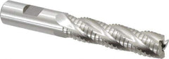 Hertel - 3/4" Diam, 3" LOC, 4 Flute Cobalt Roughing & Finishing Square End Mill - Uncoated, 5-1/4" OAL, 3/4" Shank Diam, Straight Shank, Non-Centercutting - Eagle Tool & Supply