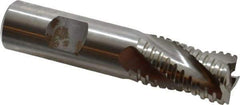 Hertel - 3/4" Diam, 1-1/4" LOC, 4 Flute Cobalt Roughing & Finishing Square End Mill - Uncoated, 3-1/2" OAL, 3/4" Shank Diam, Straight Shank, Non-Centercutting - Eagle Tool & Supply