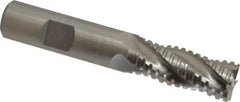 Hertel - 5/8" Diam, 1-5/8" LOC, 4 Flute Cobalt Roughing & Finishing Square End Mill - Uncoated, 3-3/4" OAL, 5/8" Shank Diam, Straight Shank, Non-Centercutting - Eagle Tool & Supply