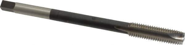 Hertel - M12x1.75 Metric Coarse 3 Flute D6 High Speed Steel Spiral Point Extension Tap - Plug Chamfer, 6" OAL, 6H Class of Fit - Eagle Tool & Supply