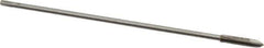 Hertel - M5x0.80 Metric Coarse 2 Flute D4 High Speed Steel Spiral Point Extension Tap - Plug Chamfer, 6" OAL, 6H Class of Fit - Exact Industrial Supply