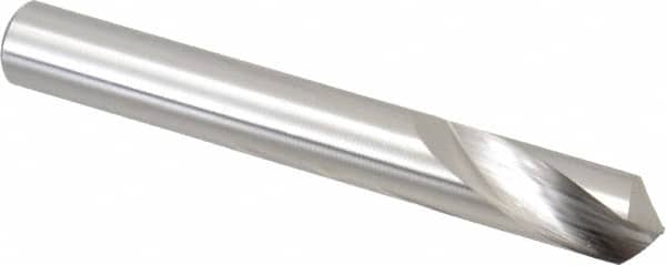 Hertel - 1/2" Body Diam, 120°, 4" OAL, Cobalt Spotting Drill - Eagle Tool & Supply