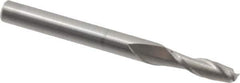 Hertel - 5/32", 9/16" LOC, 3/16" Shank Diam, 2" OAL, 2 Flute, Solid Carbide Square End Mill - Single End, Uncoated, 30° Helix, Centercutting, Right Hand Cut - Eagle Tool & Supply
