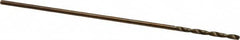Hertel - 0.12" Diam, 6" OAL Bright Cobalt Aircraft Extension Drill Bit - Eagle Tool & Supply