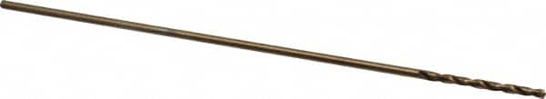 Hertel - 0.196" Diam, 12" OAL Bright Cobalt Aircraft Extension Drill Bit - Eagle Tool & Supply