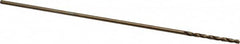 Hertel - 0.196" Diam, 12" OAL Bright Cobalt Aircraft Extension Drill Bit - Eagle Tool & Supply