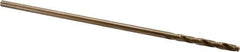 Hertel - 11/32" Diam, 12" OAL Bright Cobalt Aircraft Extension Drill Bit - 135° Point Angle - Eagle Tool & Supply