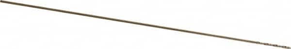 Hertel - 0.104" Diam, 12" OAL Bright Cobalt Aircraft Extension Drill Bit - Eagle Tool & Supply