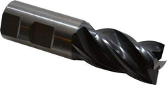 OSG - 1", 1-1/2" LOC, 1" Shank Diam, 4" OAL, 4 Flute, Solid Carbide Square End Mill - Single End, TiAlN Finish, Spiral Flute, 35° Helix, Right Hand Cut, Right Hand Flute, Series VG441 - Eagle Tool & Supply