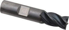 OSG - 1/2", 5/8" LOC, 1/2" Shank Diam, 2-1/2" OAL, 4 Flute, Solid Carbide Square End Mill - Single End, TiAlN Finish, Spiral Flute, 35° Helix, Right Hand Cut, Right Hand Flute, Series VG441 - Eagle Tool & Supply
