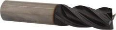 OSG - 3/4", 1-1/2" LOC, 3/4" Shank Diam, 4" OAL, 4 Flute, Solid Carbide Square End Mill - Single End, TiAlN Finish, Spiral Flute, Variable° Helix, Right Hand Cut, Right Hand Flute, Series VG441 - Eagle Tool & Supply
