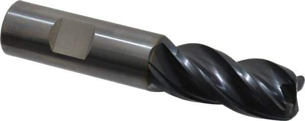 OSG - 3/4", 4 Flute, Single End, Solid Carbide, 1/8" Corner Radius End Mill - 4" OAL, Right Hand Flute, 1-1/2" LOC, Right Hand Cut - Eagle Tool & Supply