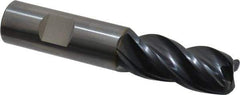 OSG - 3/4", 4 Flute, Single End, Solid Carbide, 1/8" Corner Radius End Mill - 4" OAL, Right Hand Flute, 1-1/2" LOC, Right Hand Cut - Eagle Tool & Supply