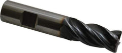 OSG - 3/4", 4 Flute, Single End, Solid Carbide, 0.06" Corner Radius End Mill - 4" OAL, Right Hand Flute, 1-1/2" LOC, Right Hand Cut - Eagle Tool & Supply